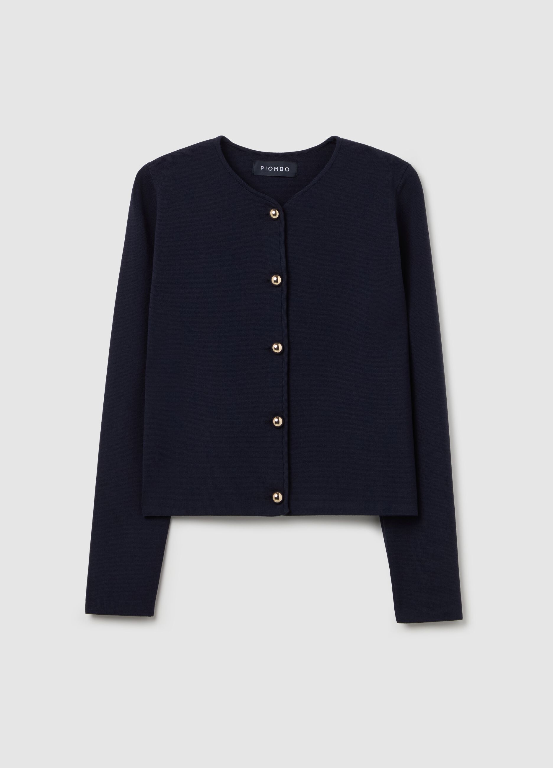 Cardigan with golden buttons