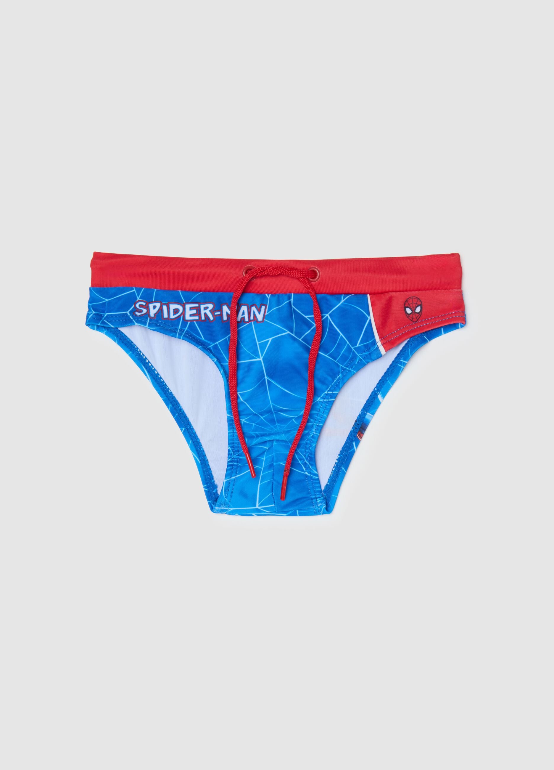 Spider-Man Red and Blue Swim Briefs for Boys