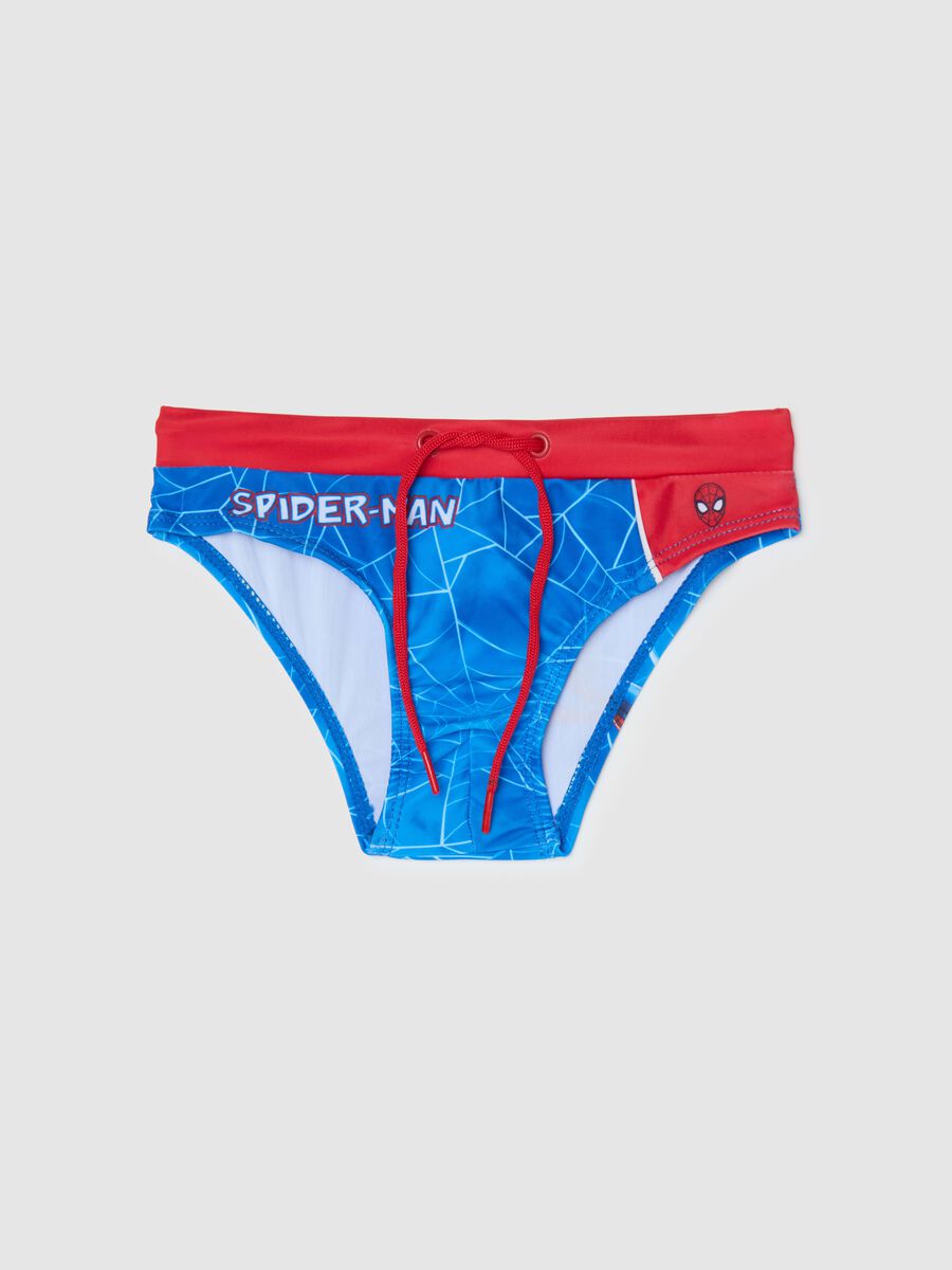 Spider-Man Red and Blue Swim Briefs for Boys_0