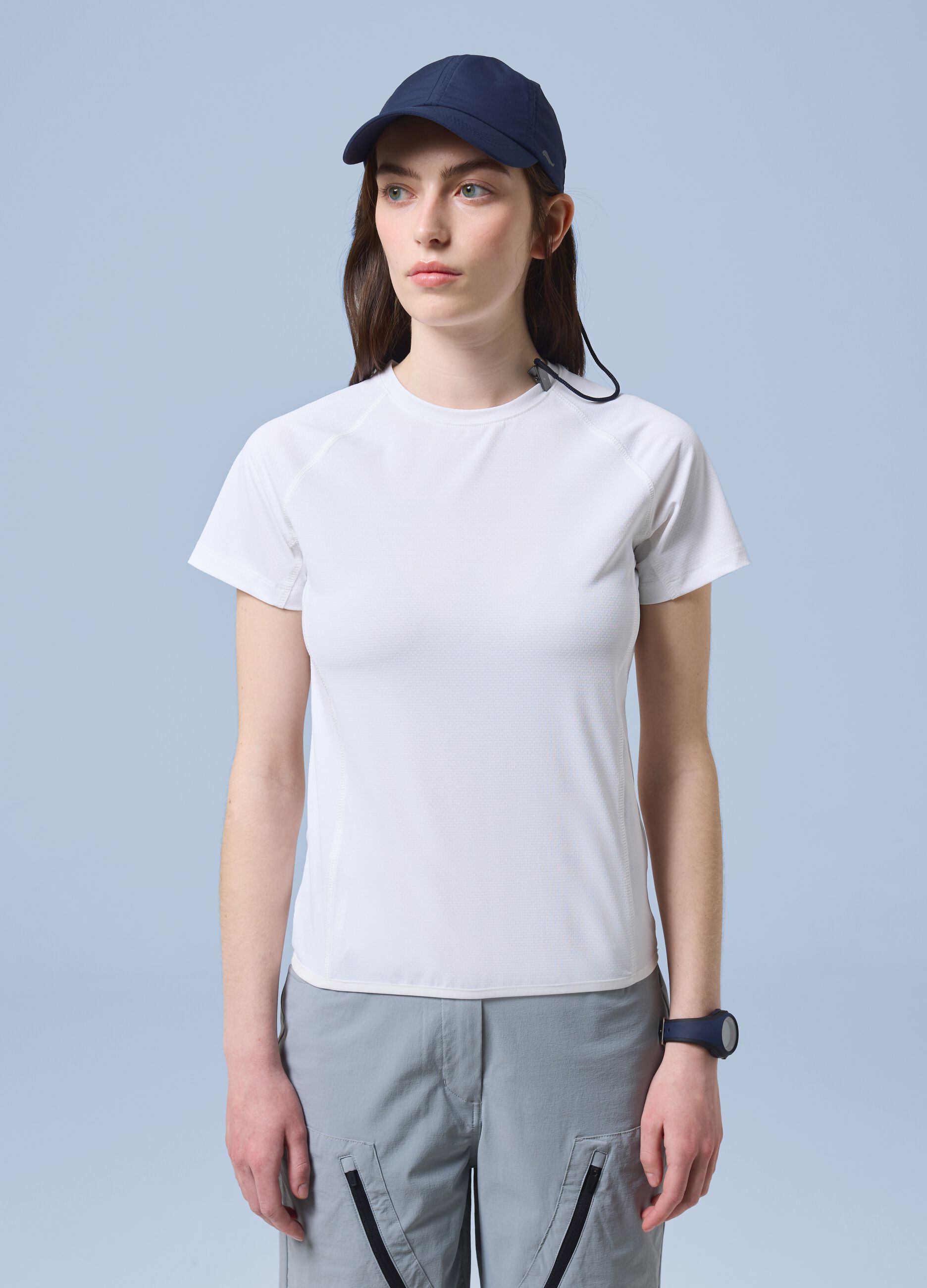 ALTAVIA SAILING white technical stretch T-shirt