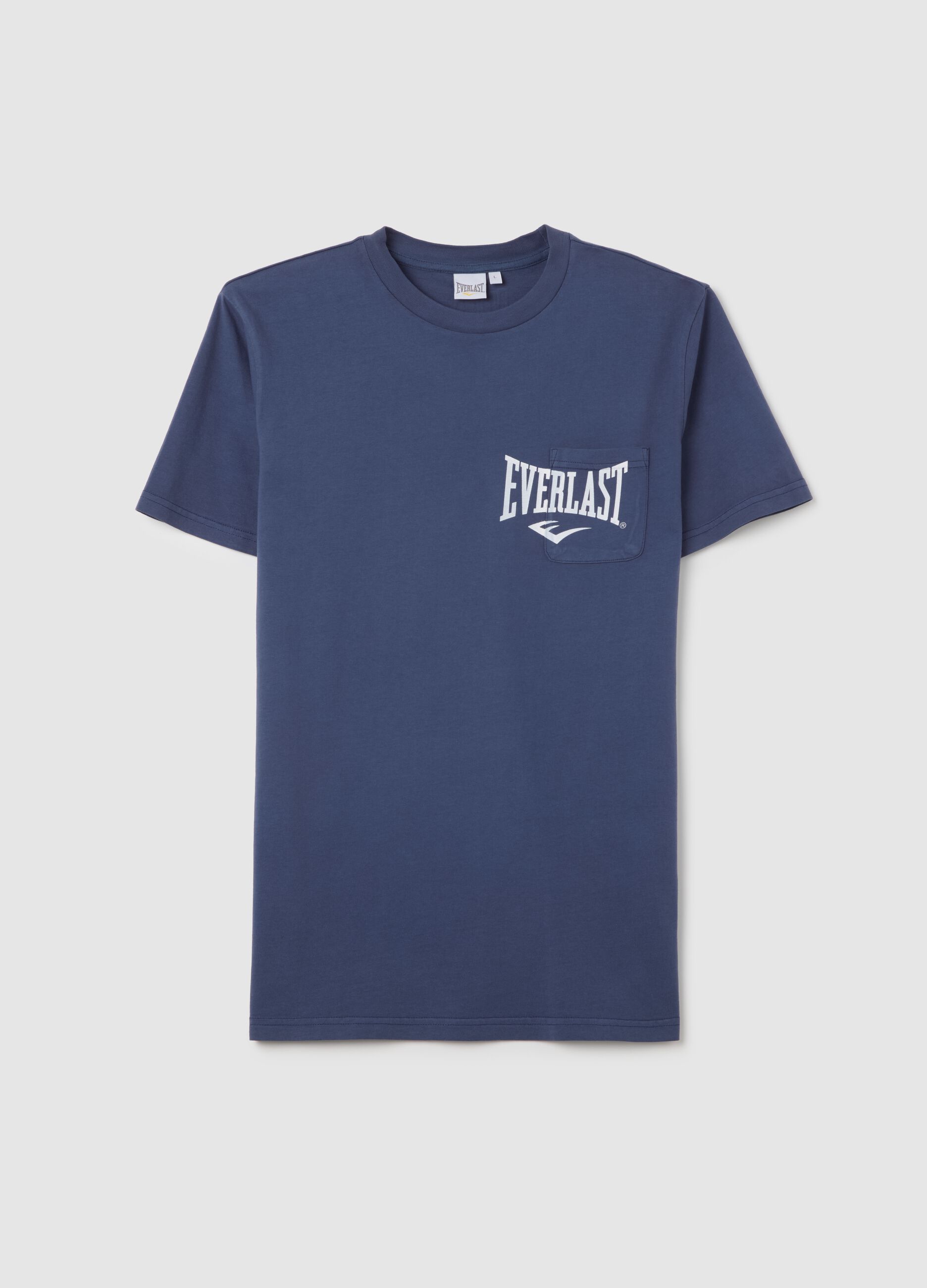 Navy Blue Everlast Cotton T-shirt