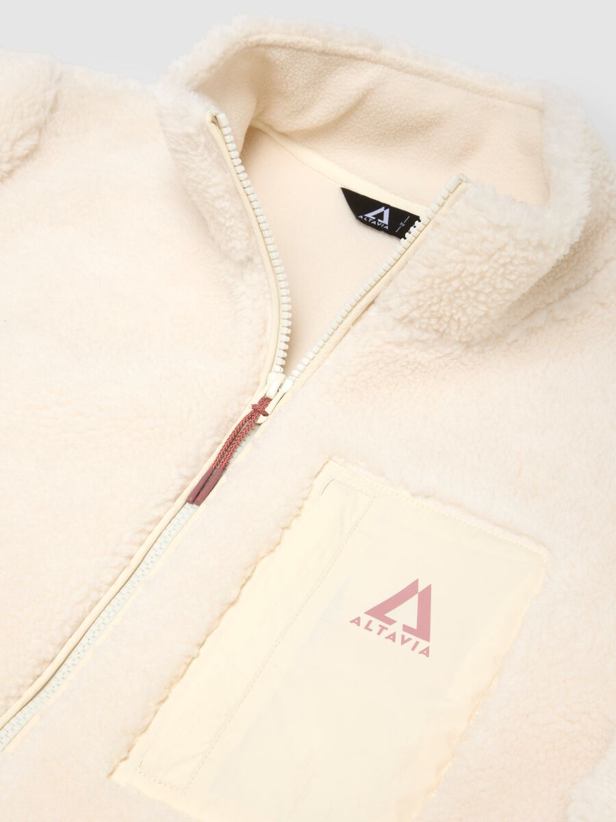 Giacca sherpa full zip ALTAVIA WITH DEBORAH COMPAGNONI_6