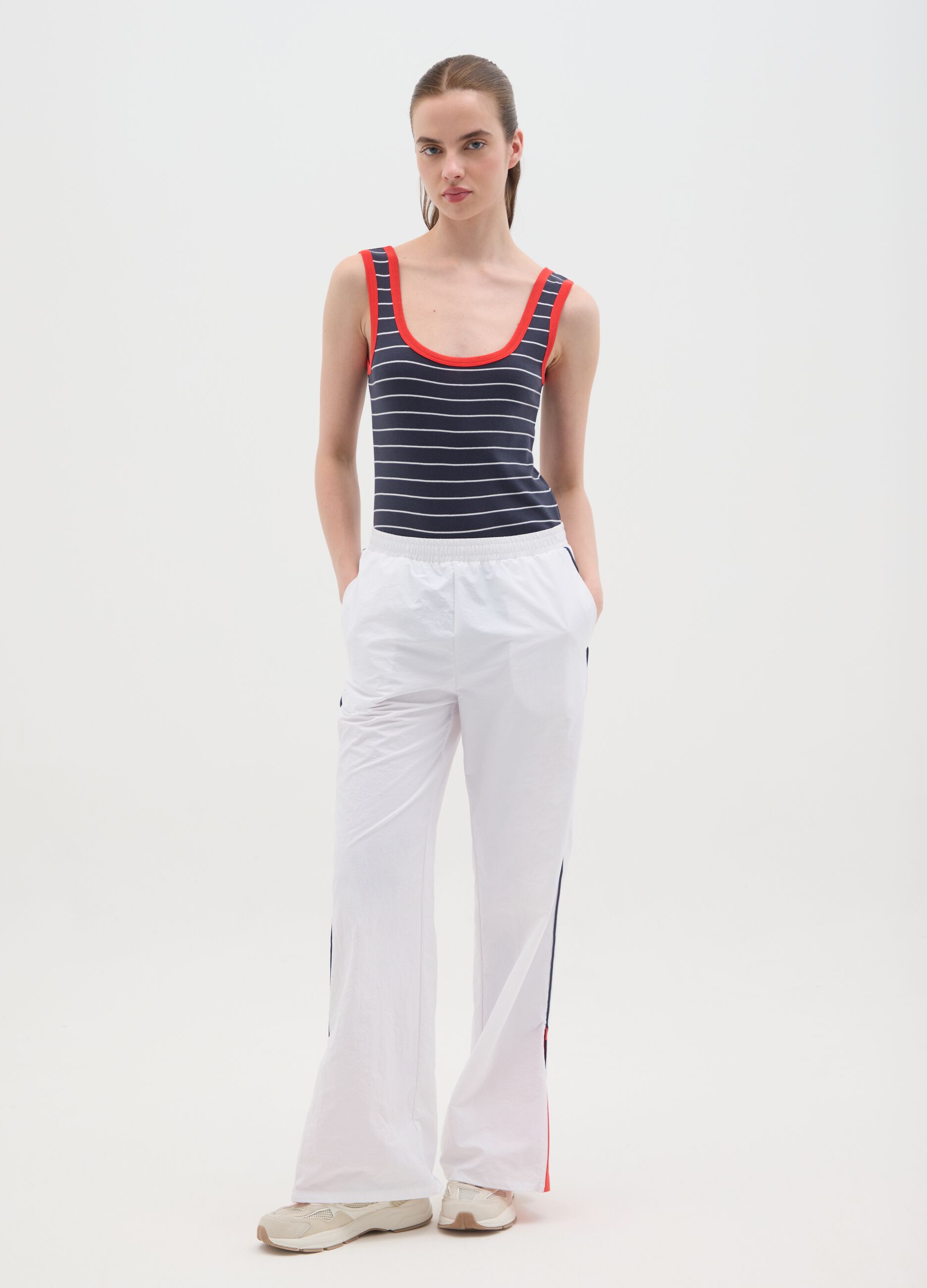 Women's multicolour regular fit pure cotton vest