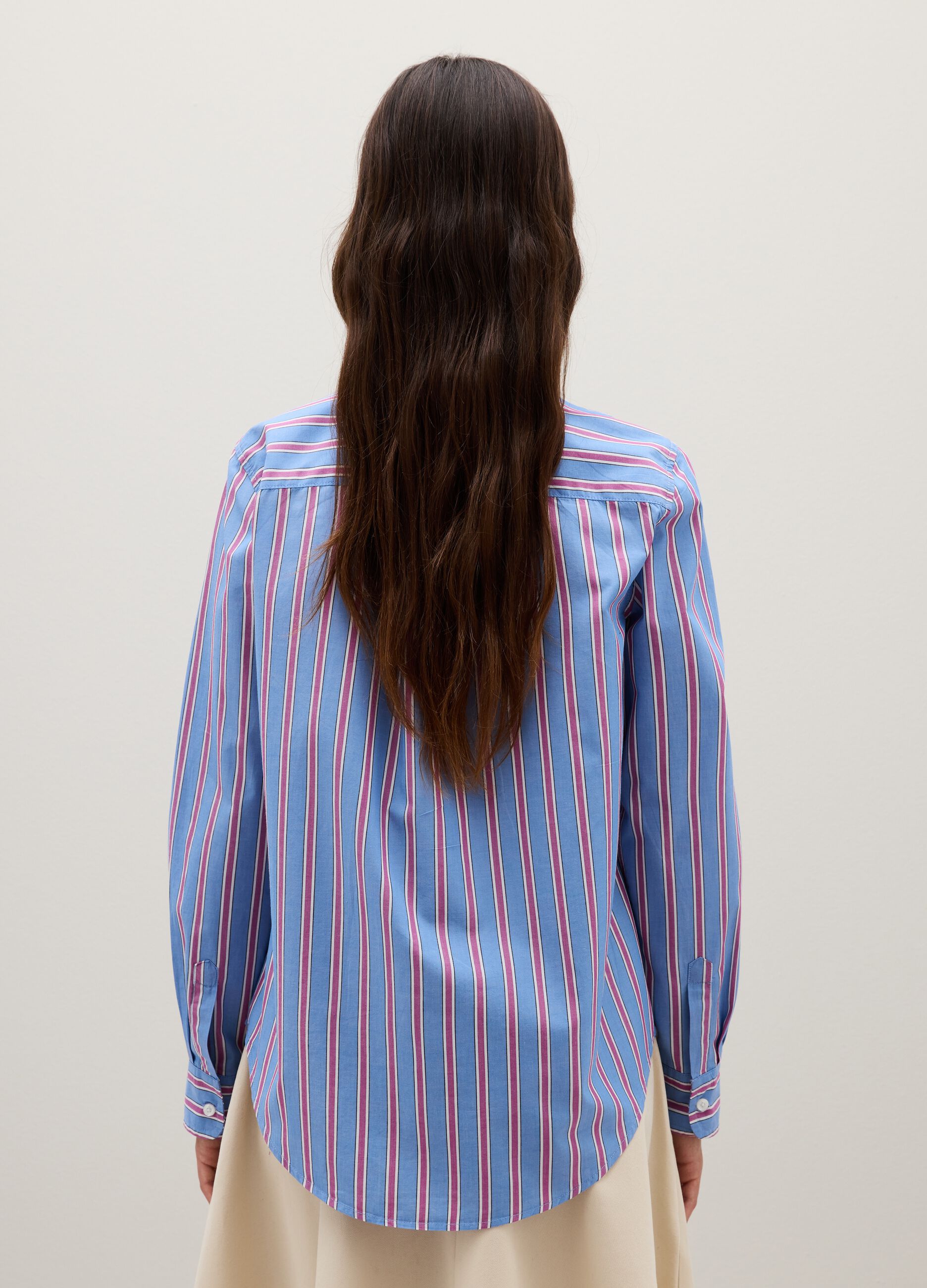 Multicolour pure cotton regular fit shirt