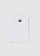 Boy's pure cotton white T-shirt with round neck_1