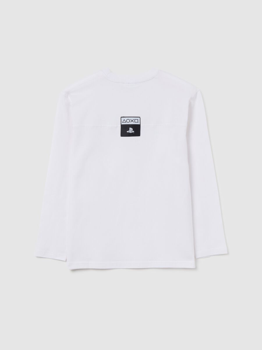 Boy's pure cotton white T-shirt with round neck_1