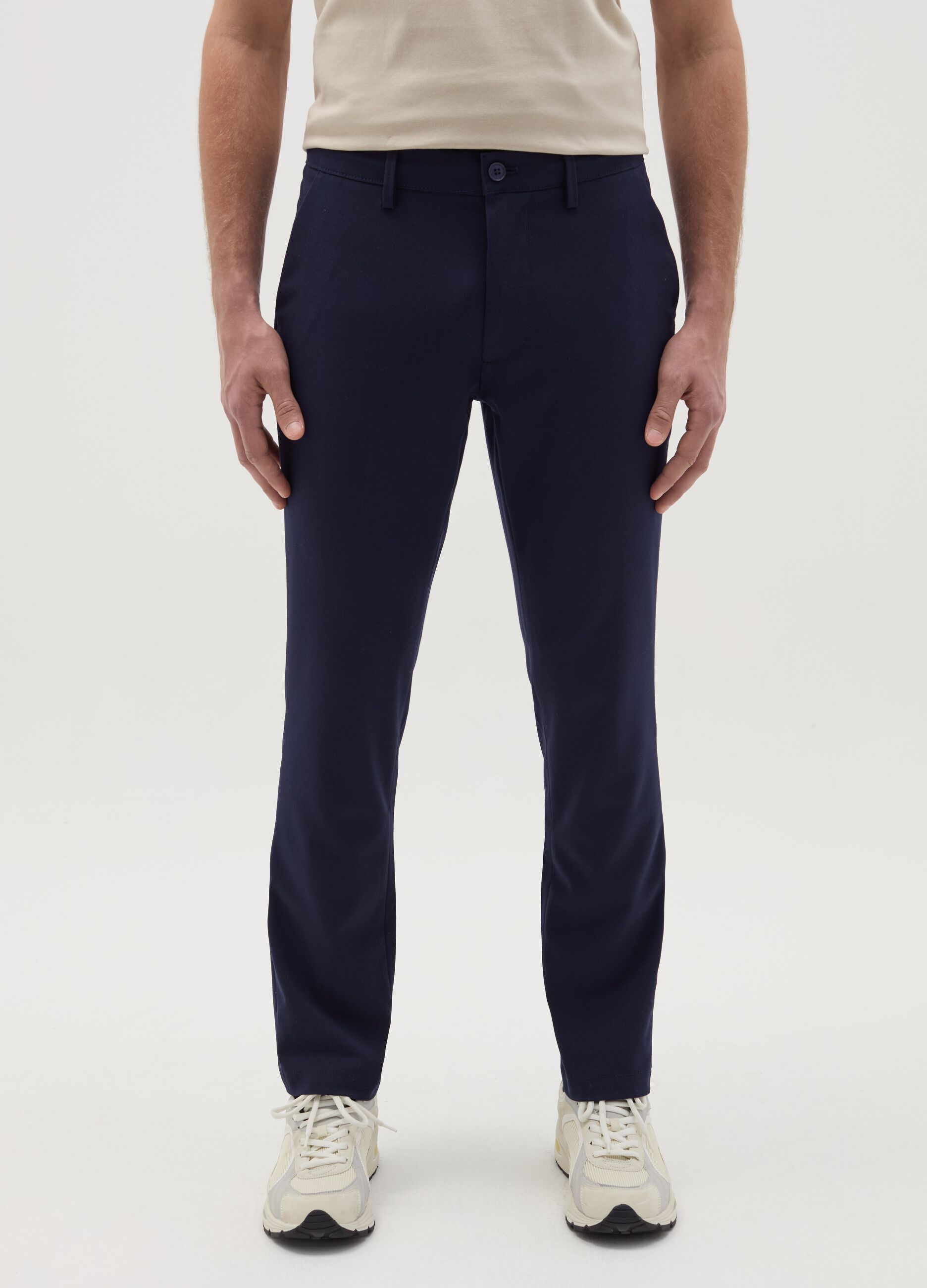 Pantalone jogger con coulisse interna