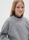 Grey crew neck jumper with lurex_2