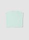 Girls&rsquo; fitted green bandeau top in stretch cotton_3