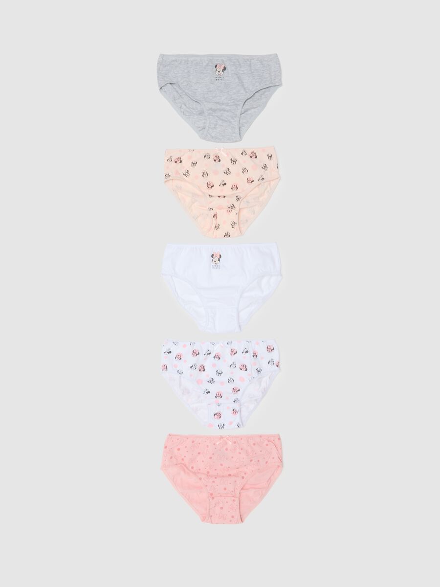 Girl's multicolour regular fit cotton briefs multipack set_0