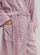 Pink robe with pockets and waist belt_3