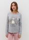 Long pyjamas with "Ora spengo e ... buonanotte" print_1