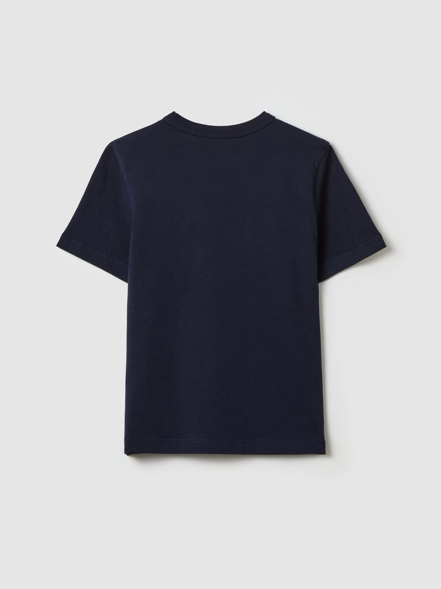 Solid colour T-shirt in organic cotton_1