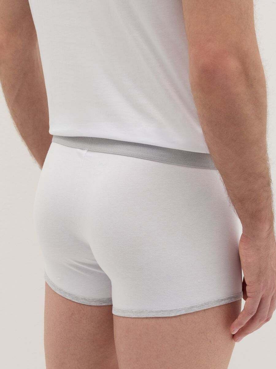 Stretch cotton boxer shorts with contrasting details._3