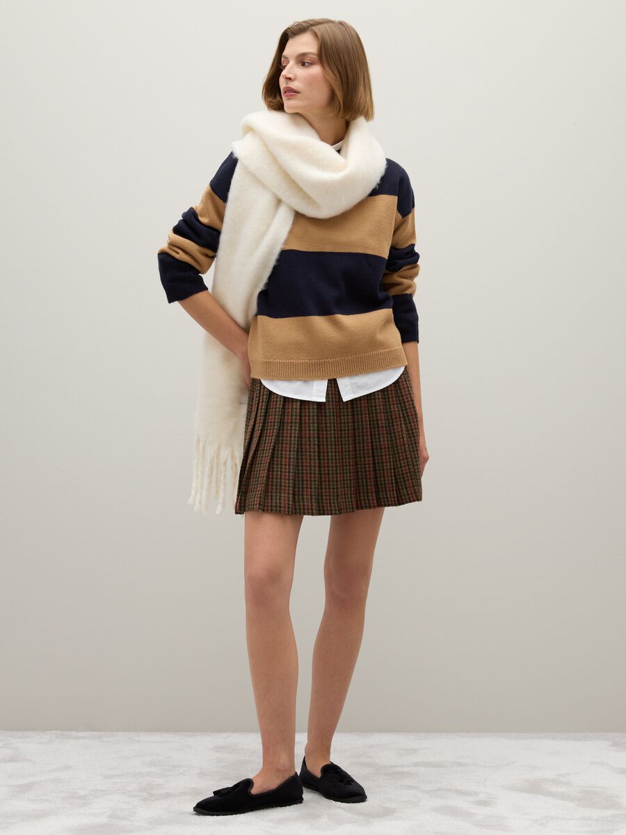 Blue and brown striped jumper_1