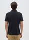 Men&rsquo;s black polo shirt in 100% cotton with regular fit_3