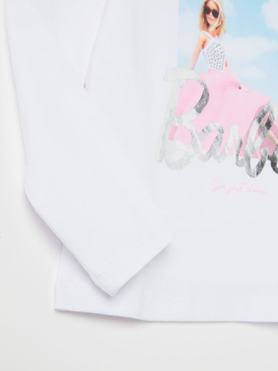 Long-sleeved T-shirt with Barbie print_2