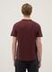 Red pure cotton regular fit T-shirt_2