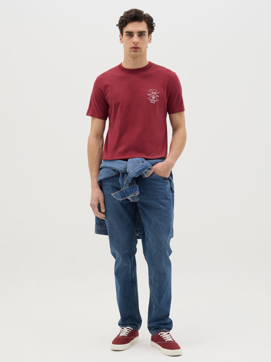 Canada's Trail red short-sleeved T-shirt_1