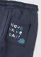 Children's grey regular fit pure cotton trousers_3