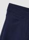 Blue organic cotton flare trousers_2