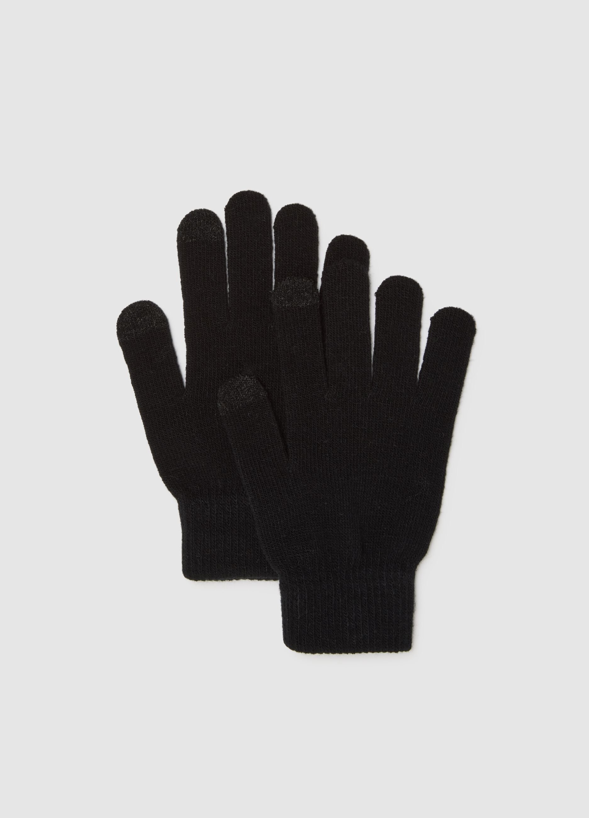 Black gloves