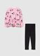Jogging set with Minnie Mouse print and polka dots_0