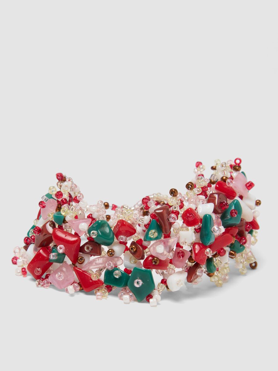 Multicolour bracelet with decorative beads_1