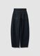 Jeans lavaggio scuro denim in puro cotone barrel fit_2