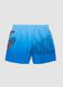 Blue Spider-Man print swim shorts_1