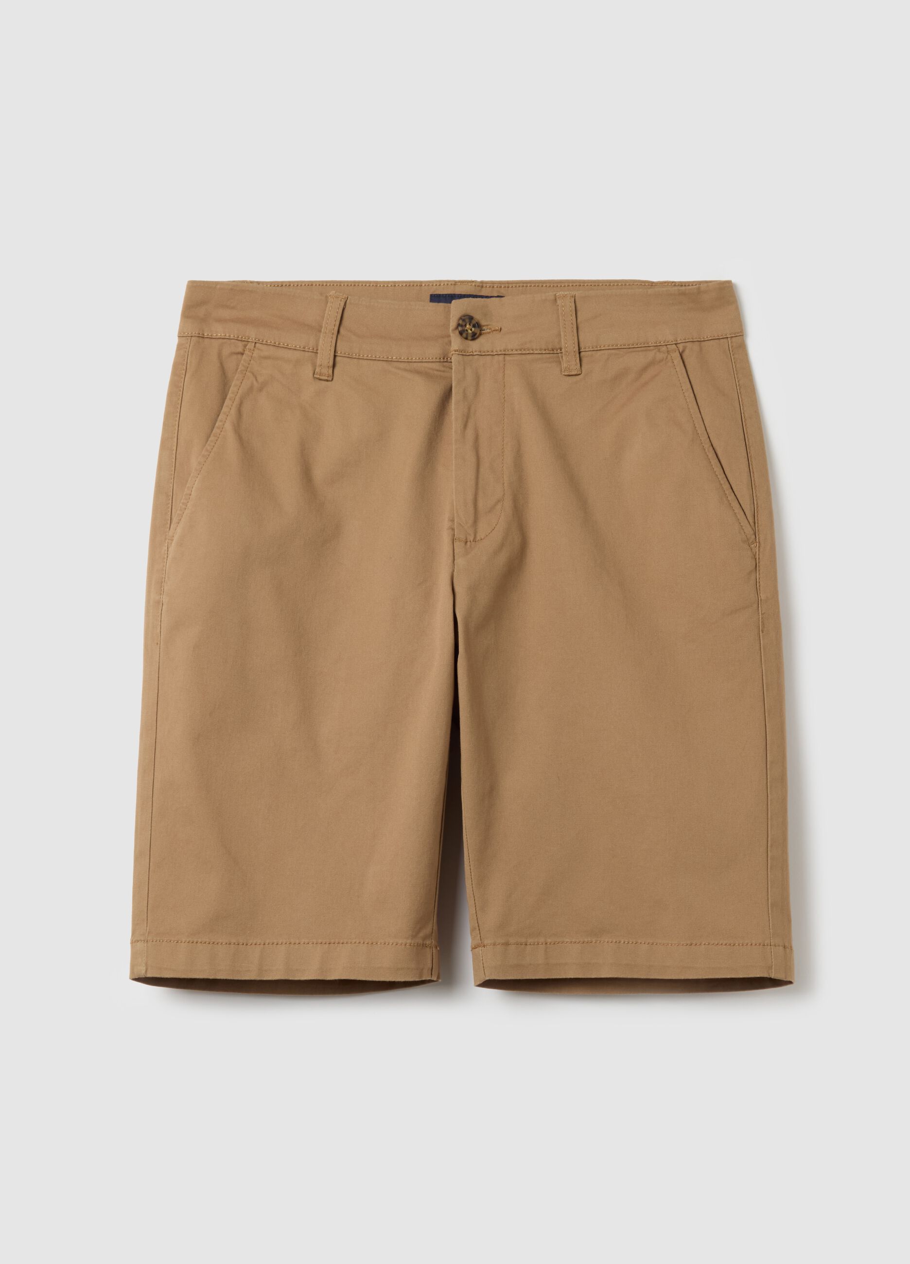 Bermuda chino in cotone stretch