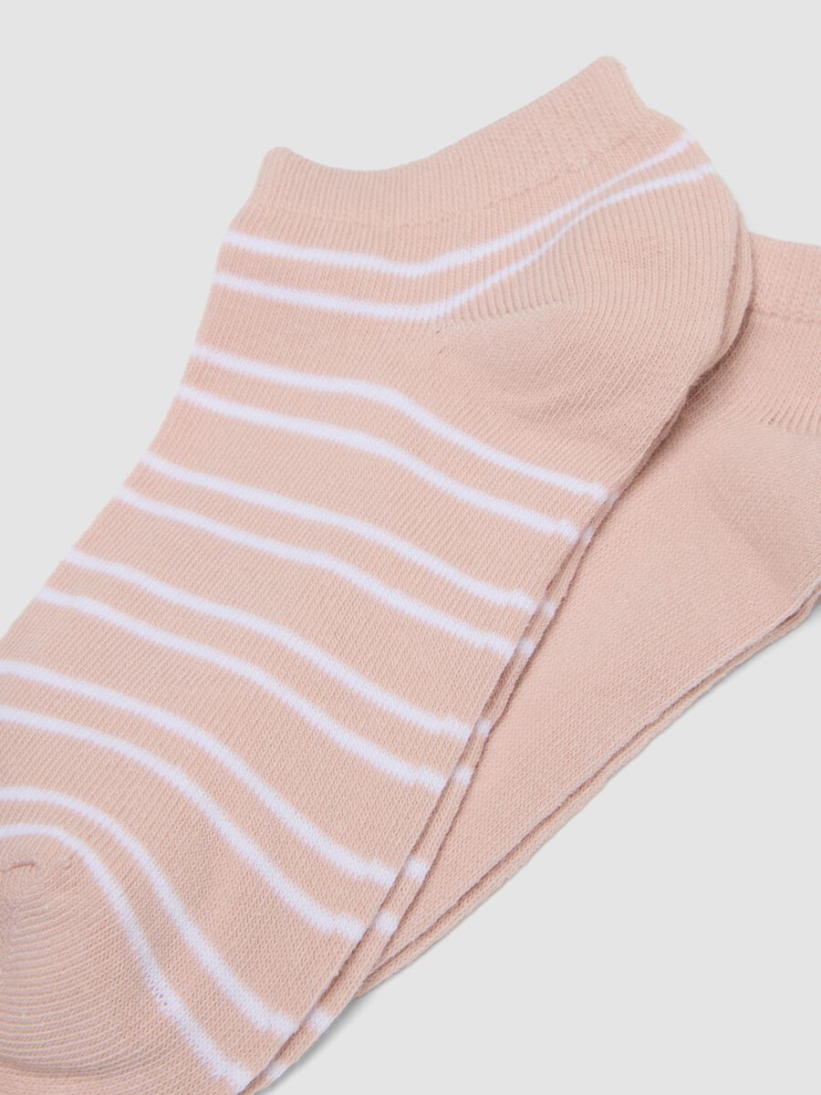 Multipack di cinque calzini rosa in misto cotone_2