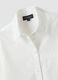 White pure-cotton shirt with patch pocket and oversized fit_5