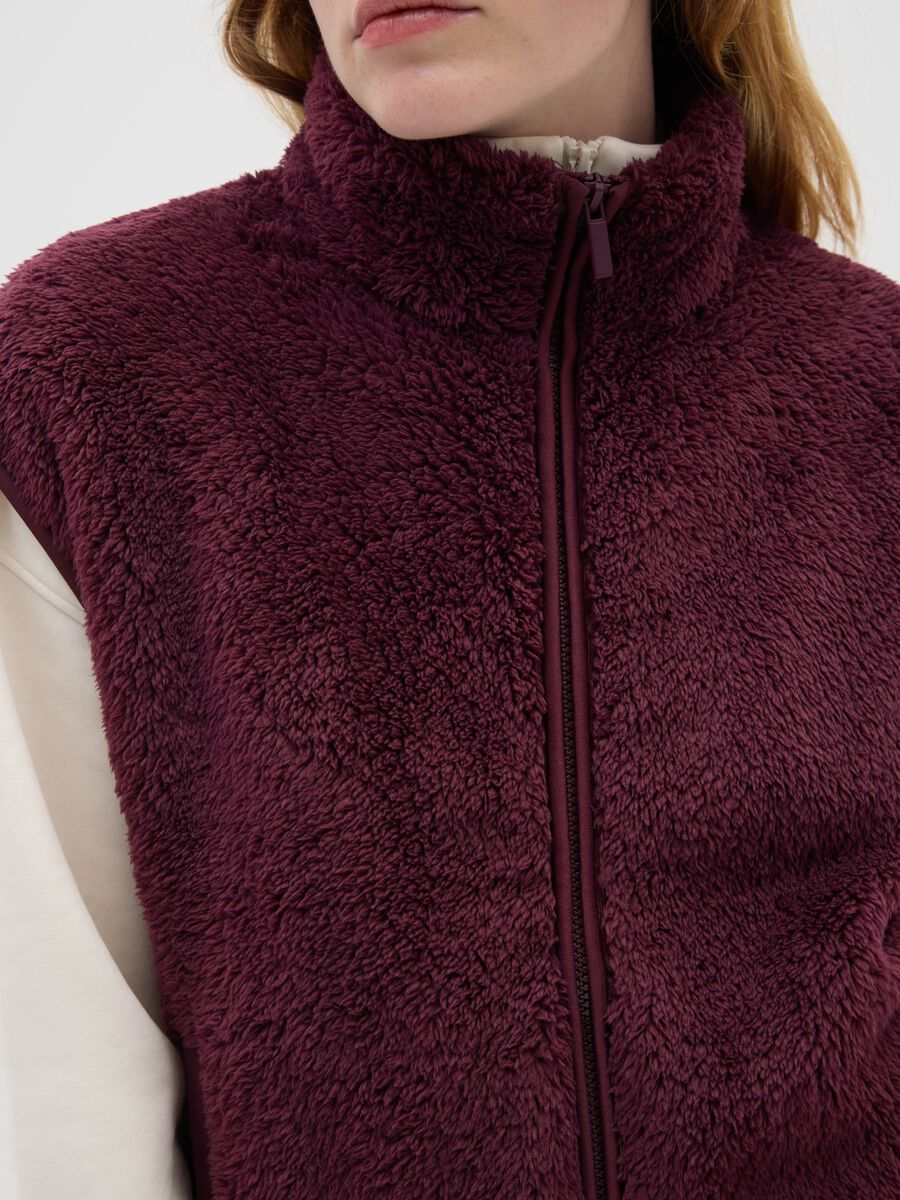 Purple Faux Fur Vest_2