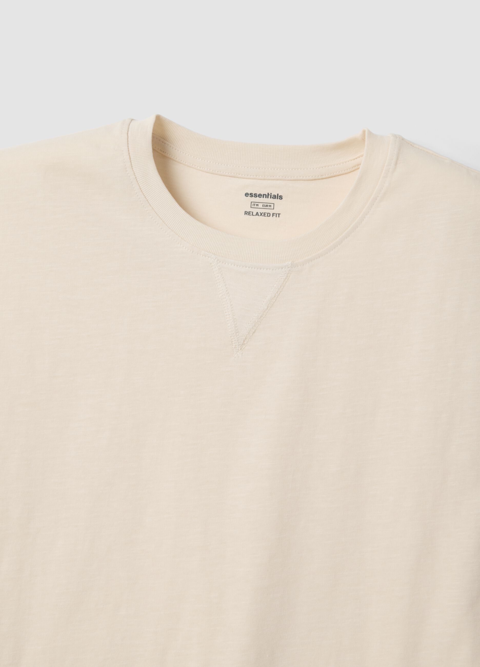 Beige pure cotton vest