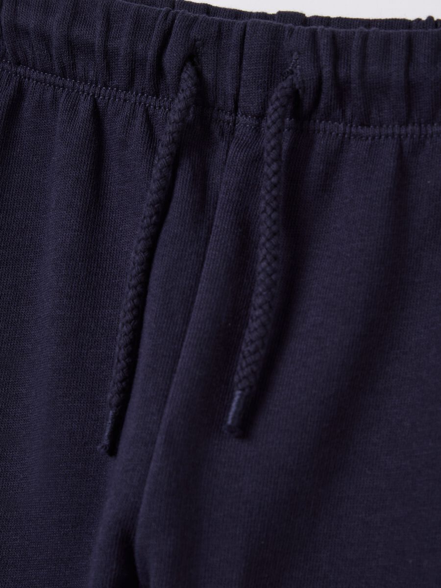 Cotton joggers with drawstring_2