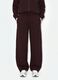 Purple cotton-blend baggy-fit jogger trousers_1