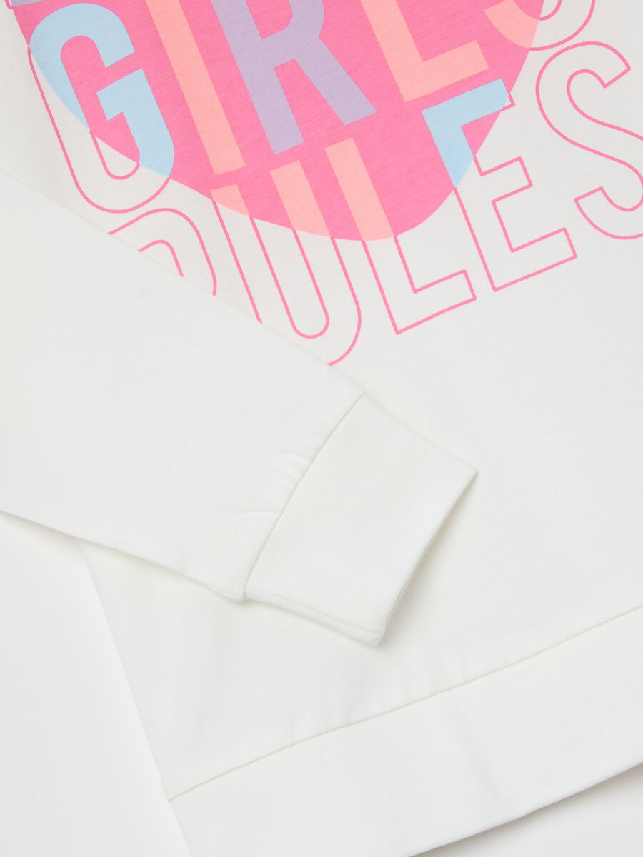 Organic cotton pyjamas with "Love Girls Rules" print_2