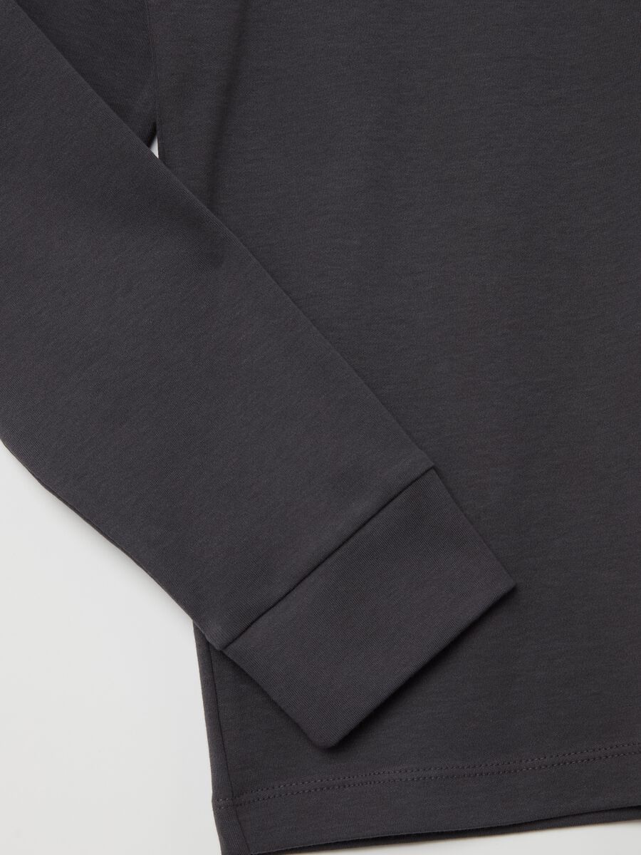 Long-sleeved T-shirt in interlock cotton_2