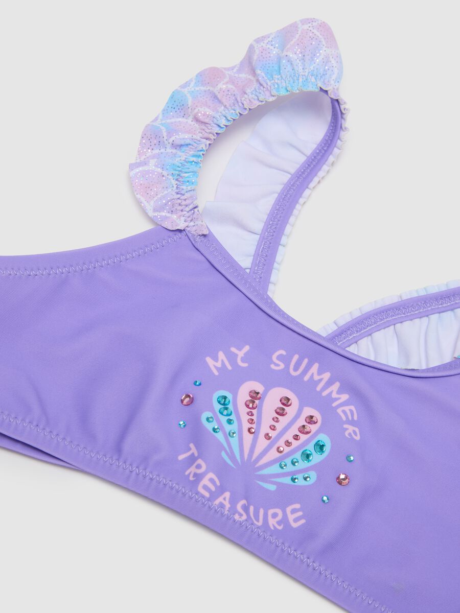 Girls' multicolour stretch blend bikini_2