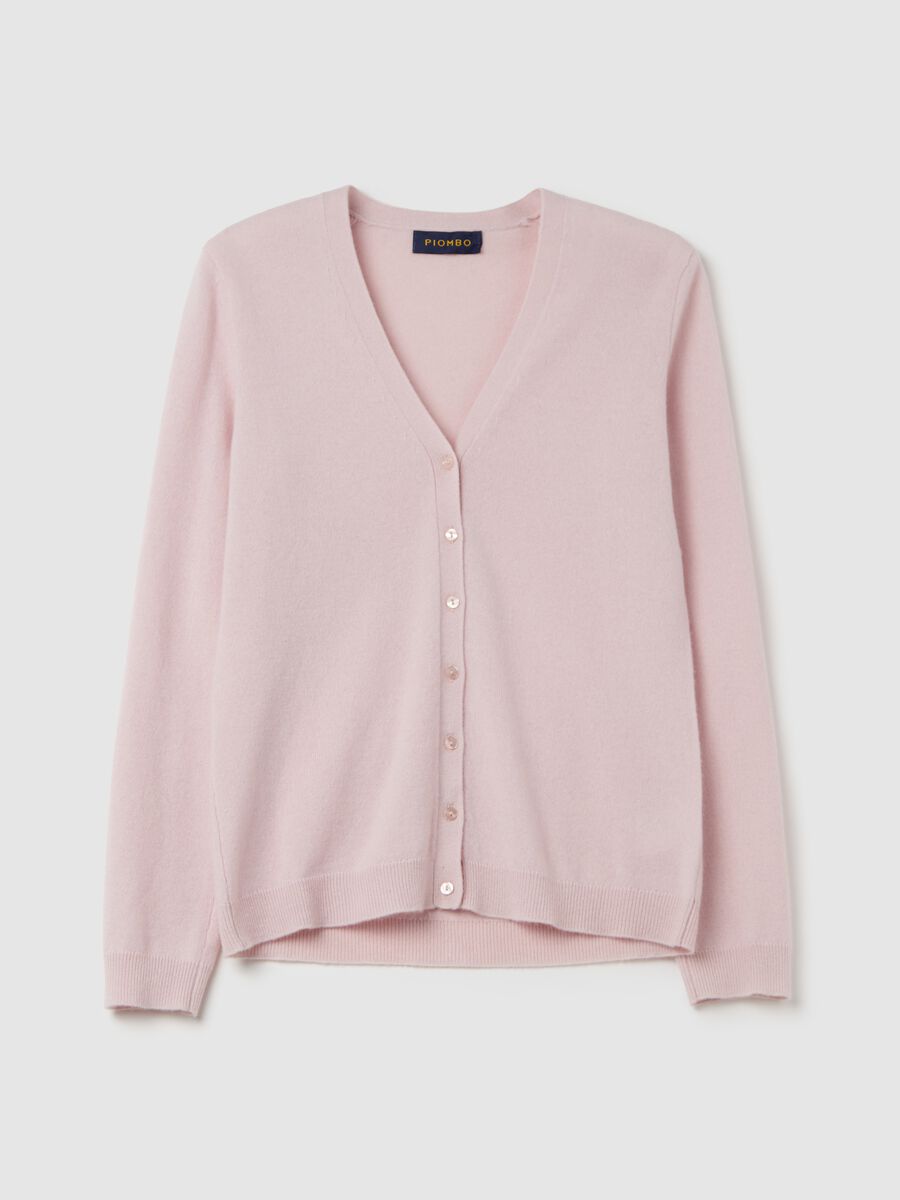 V-neck cashmere cardigan_4