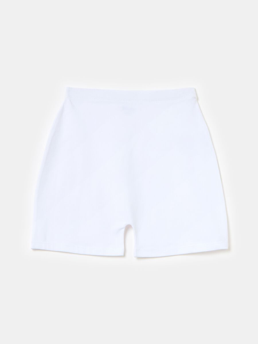 Biker Shorts White_6