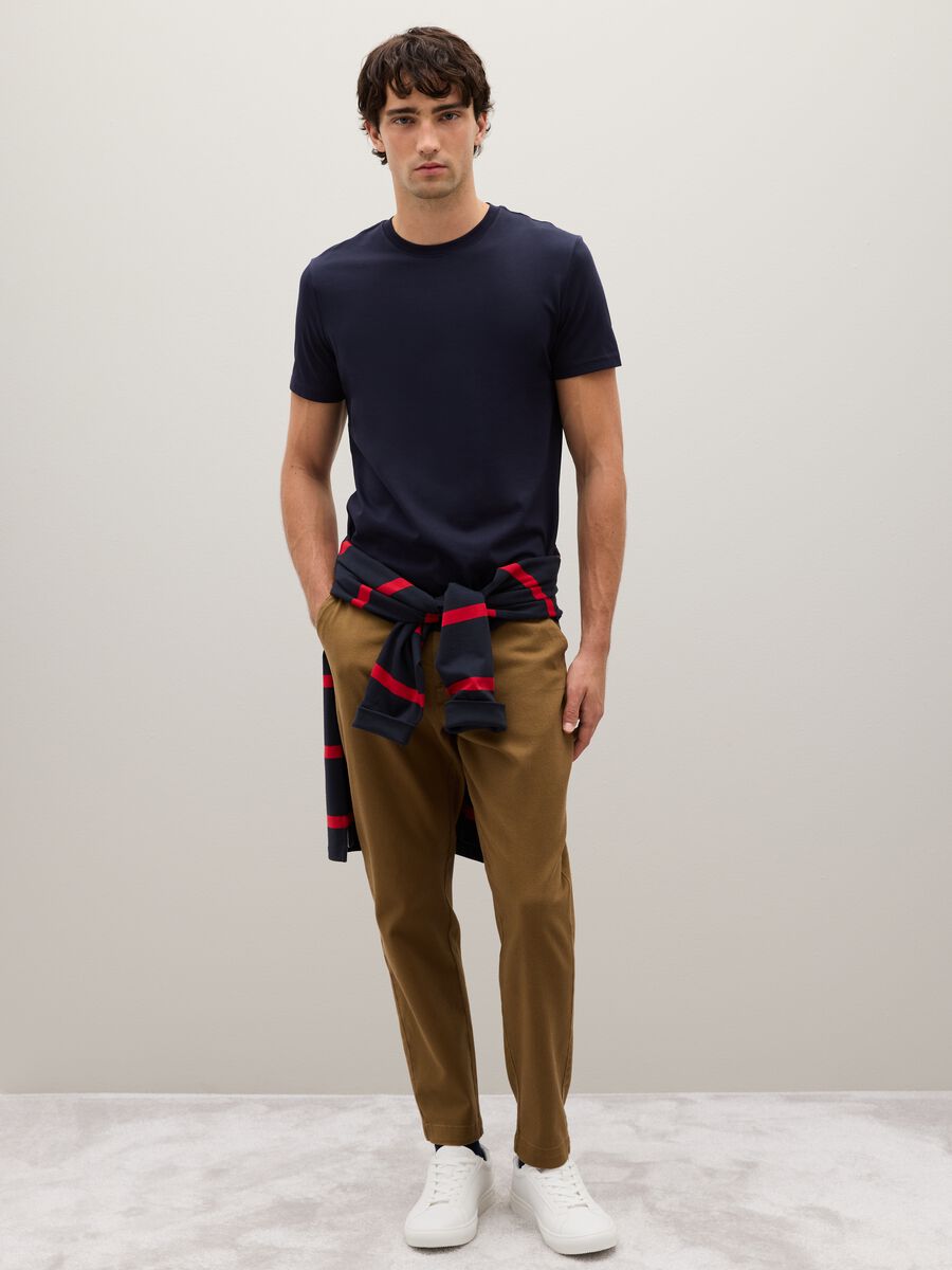 Blue Pure Cotton T-shirt_2