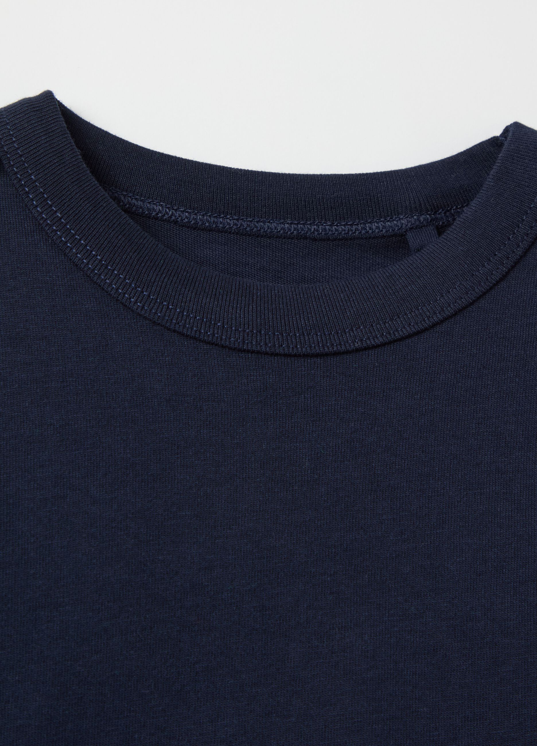 T-shirt in cotone bio tinta unita