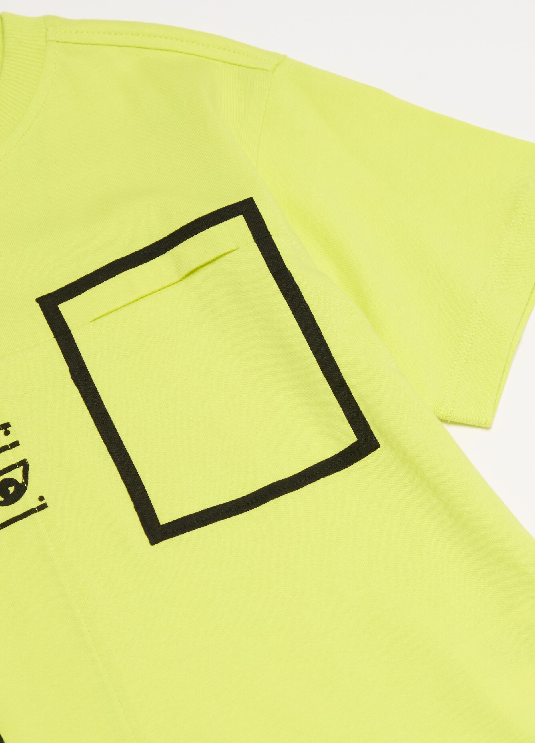 Printed cotton T-shirt