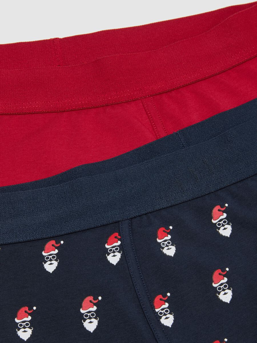 Multicolour stretch cotton regular fit boxer twin pack_1