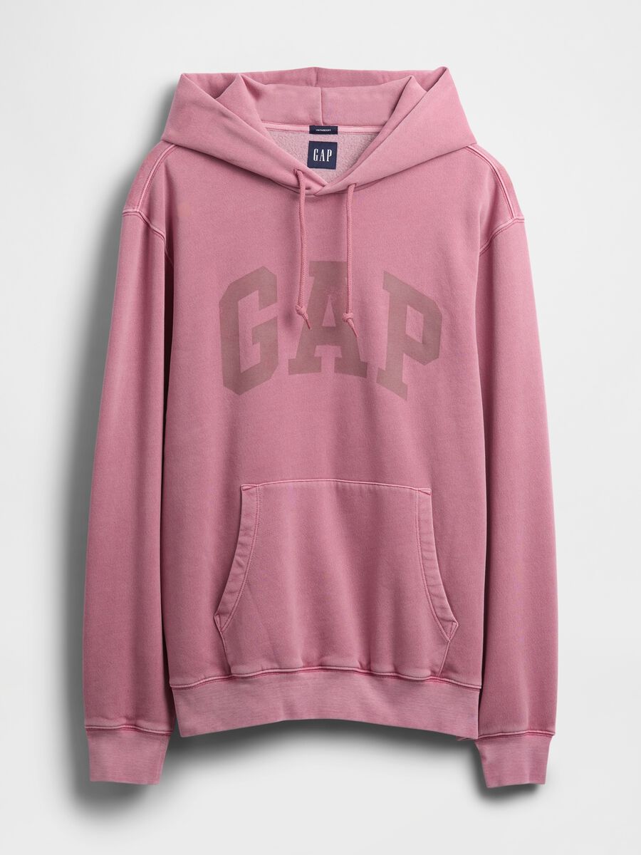 Pink hoodie with pouch pocket_3