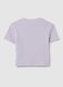 Girls' purple cotton regular fit t-shirt_4