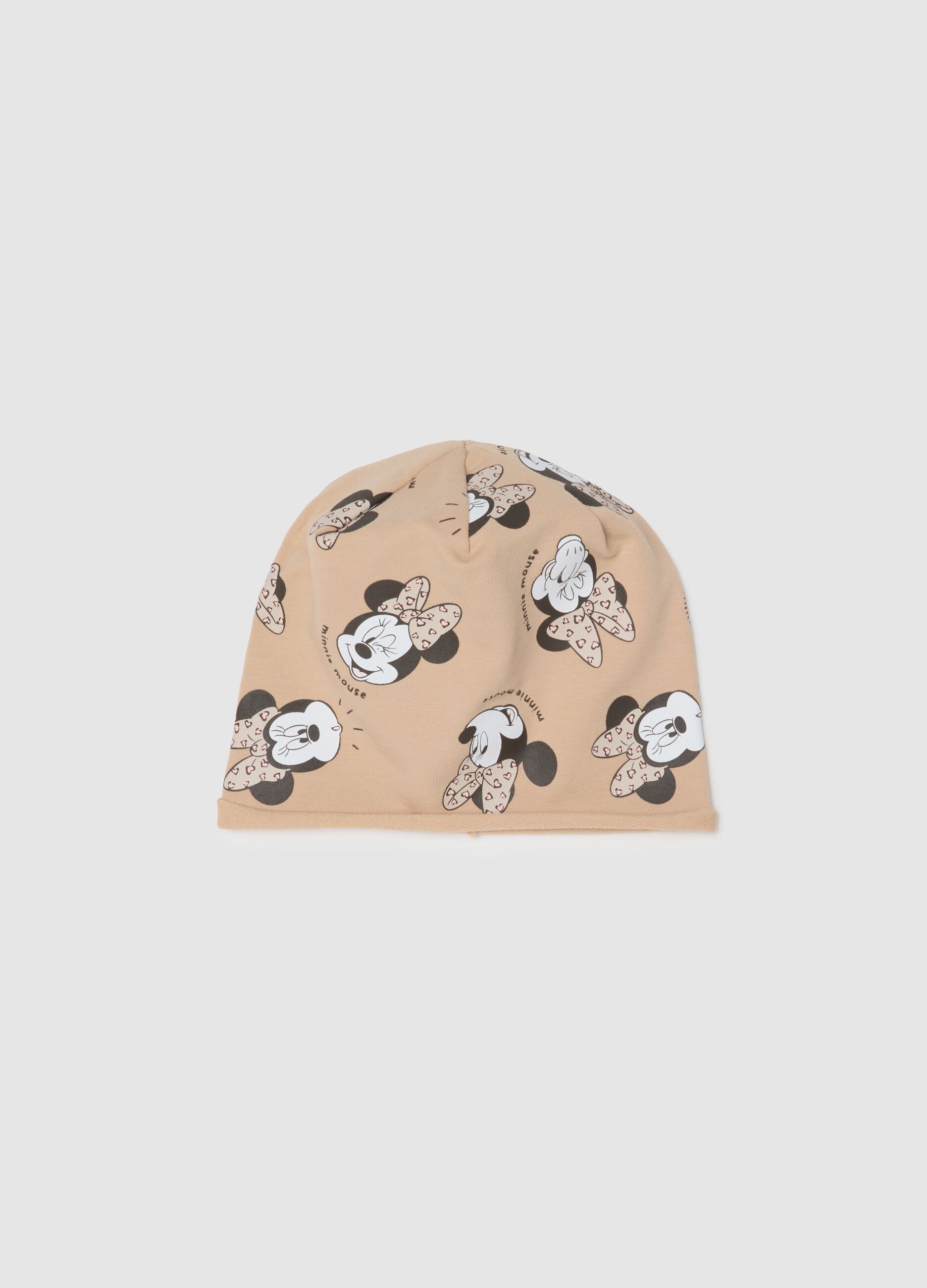 Cappello da neonata in cotone elasticizzato multicolor