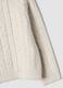 White regular-fit cable-knit stretch jumper_2